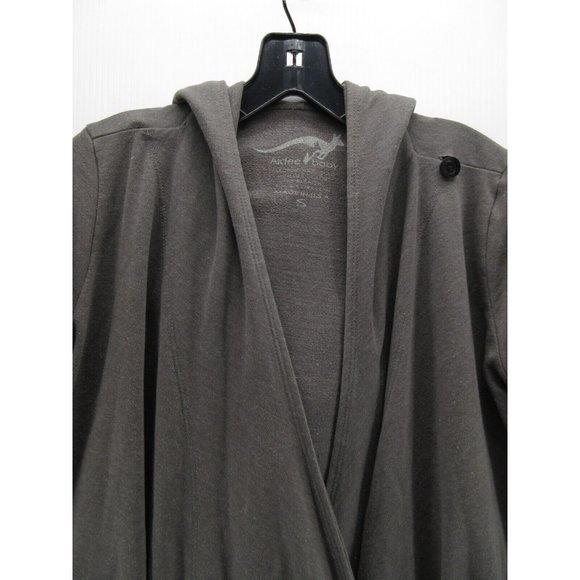 Aidee Baby Sweater Small Open Wrap Cardigan Tunic Hoodie Pockets USA* - Picture 2 of 11